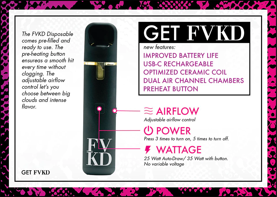 FVKD THC-A Sugar Disposable – 3.5g - Image 7