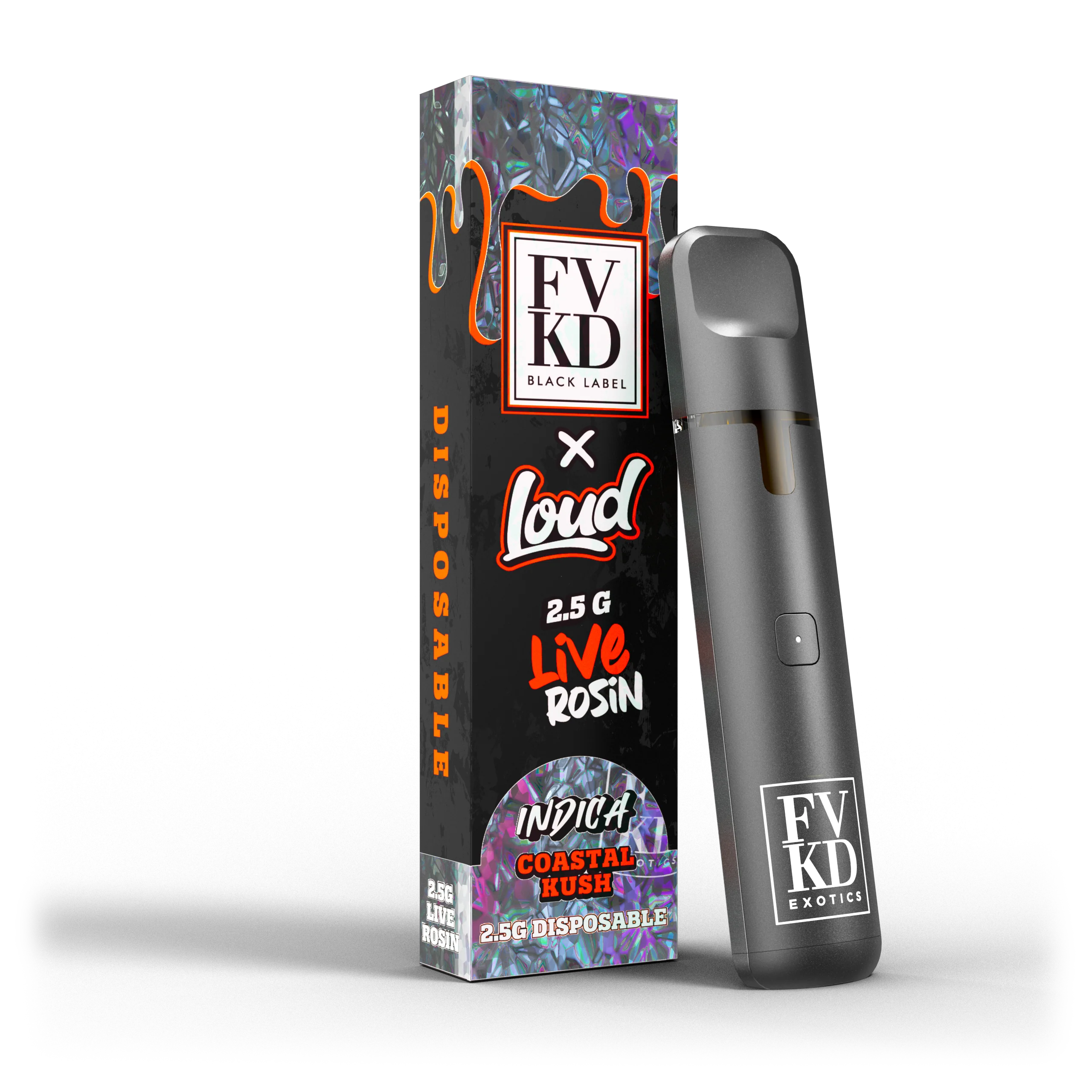 FVKD x LOUD Cold Pressed Live Rosin Disposable 2.5G - Image 3