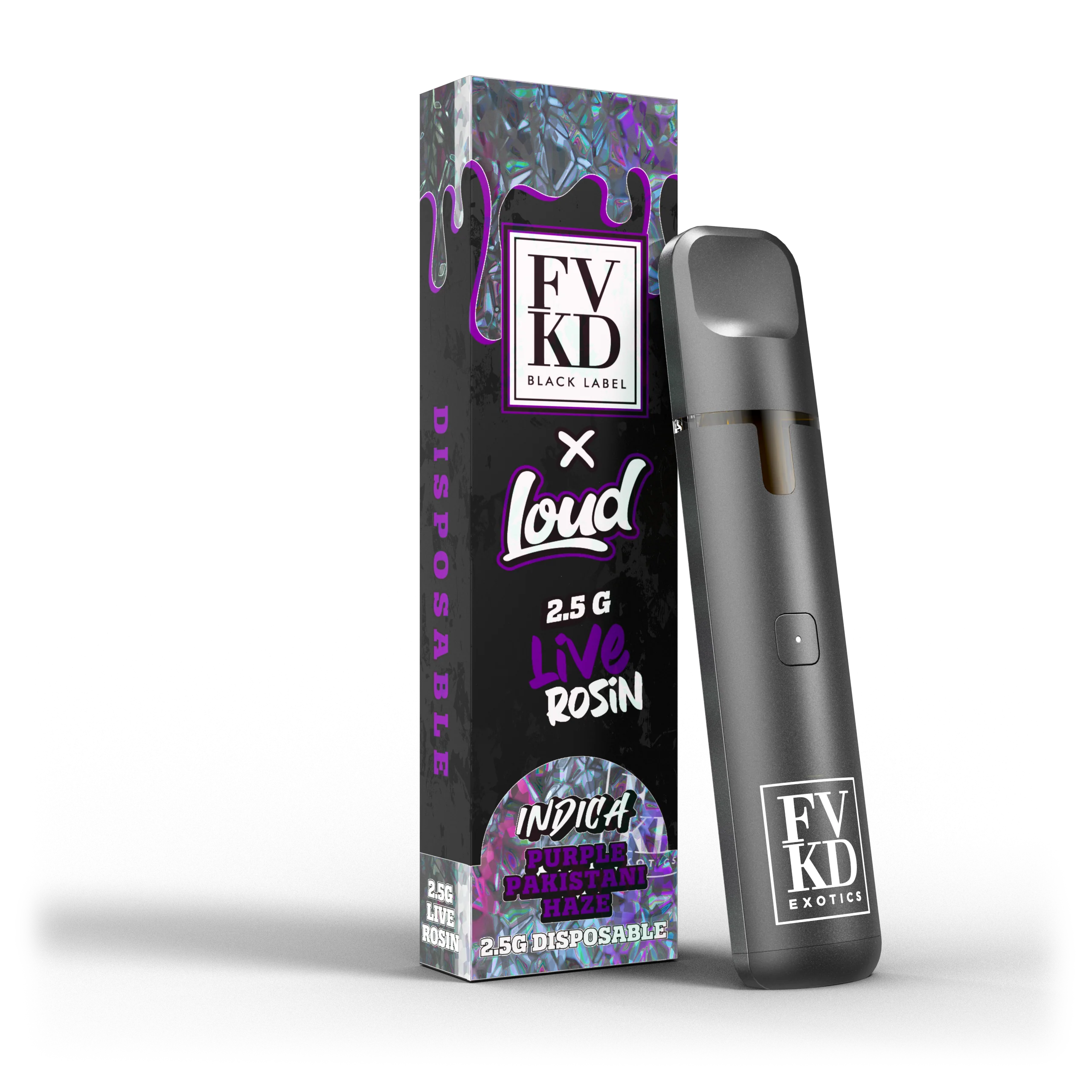 FVKD x LOUD Cold Pressed Live Rosin Disposable 2.5G - Image 5
