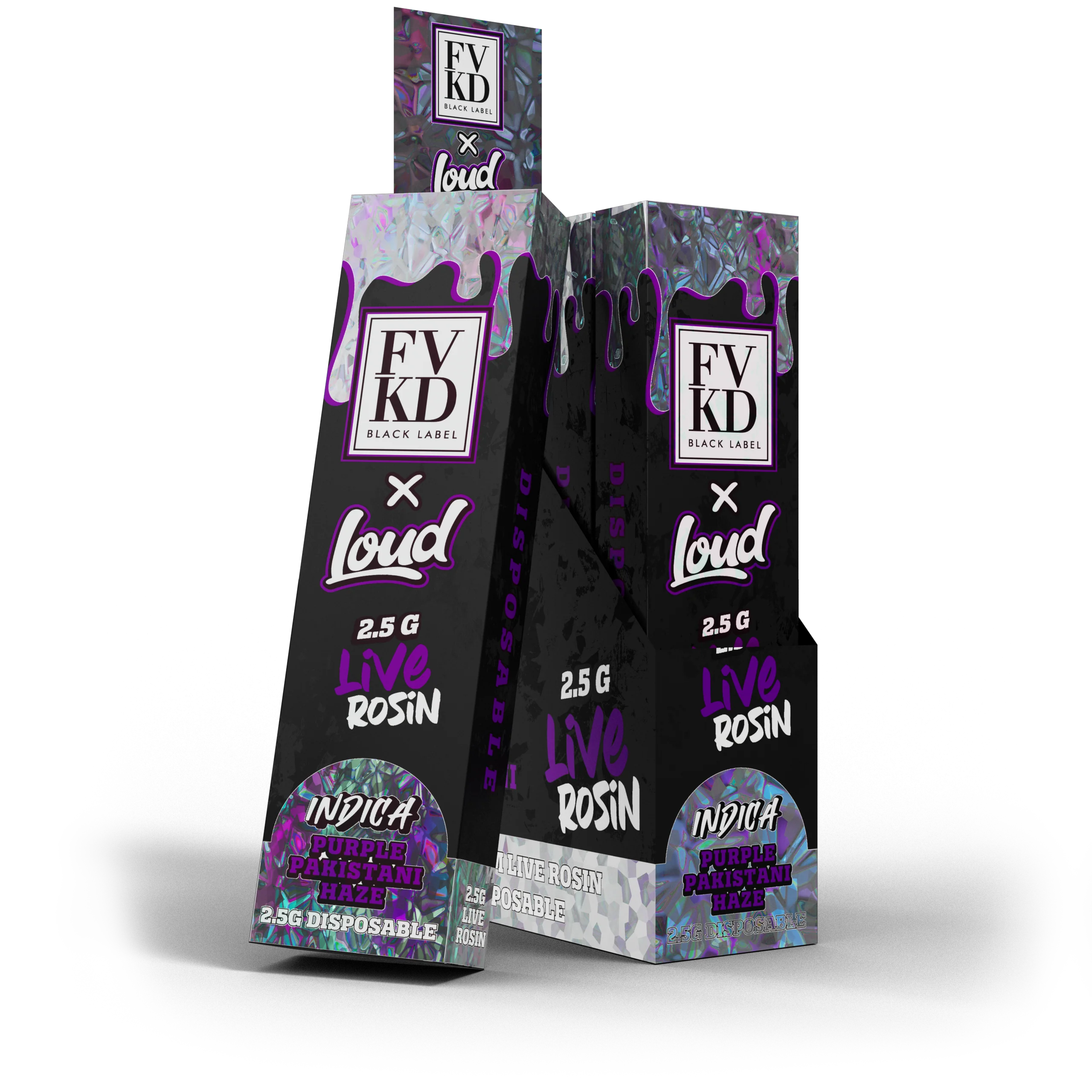 FVKD x LOUD Cold Pressed Live Rosin Disposable 2.5G - Image 7