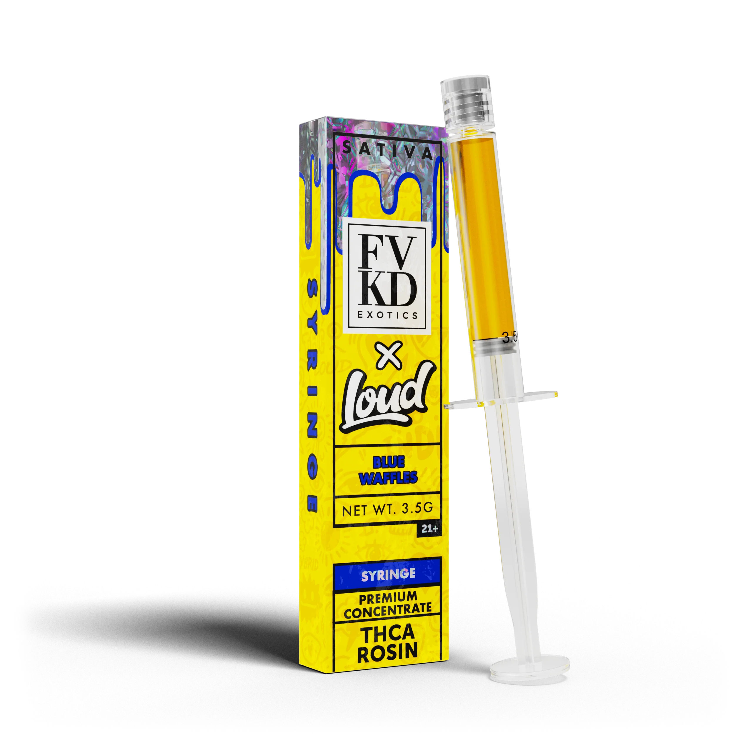 FVKD X LOUD THC-A Rosin Syringe 3.5g - Image 11