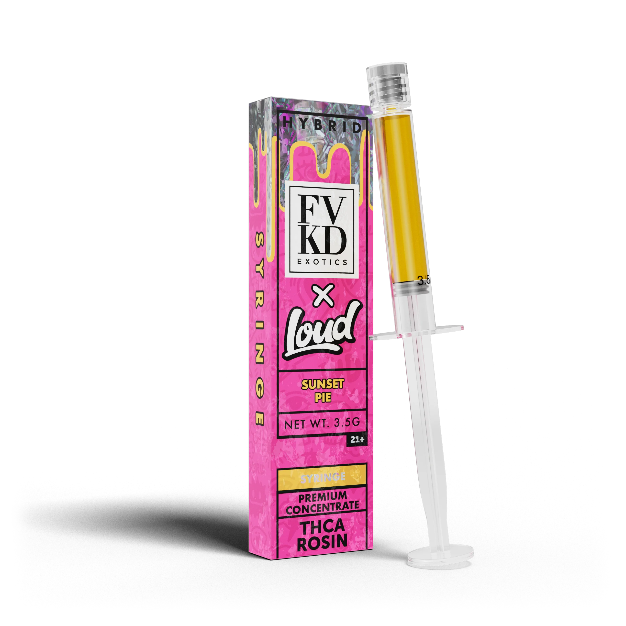 FVKD X LOUD THC-A Rosin Syringe 3.5g - Image 3