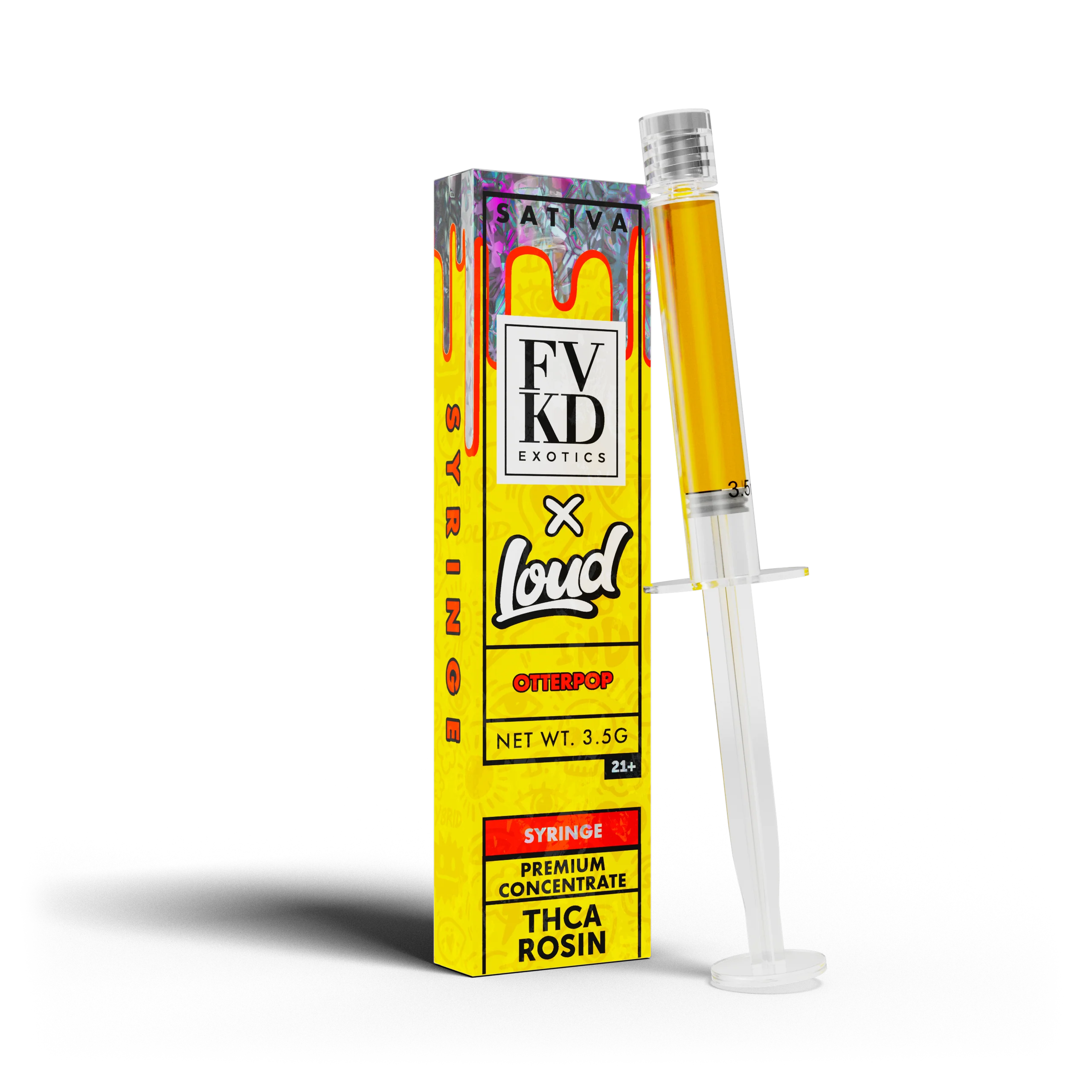 FVKD X LOUD THC-A Rosin Syringe 3.5g - Image 4