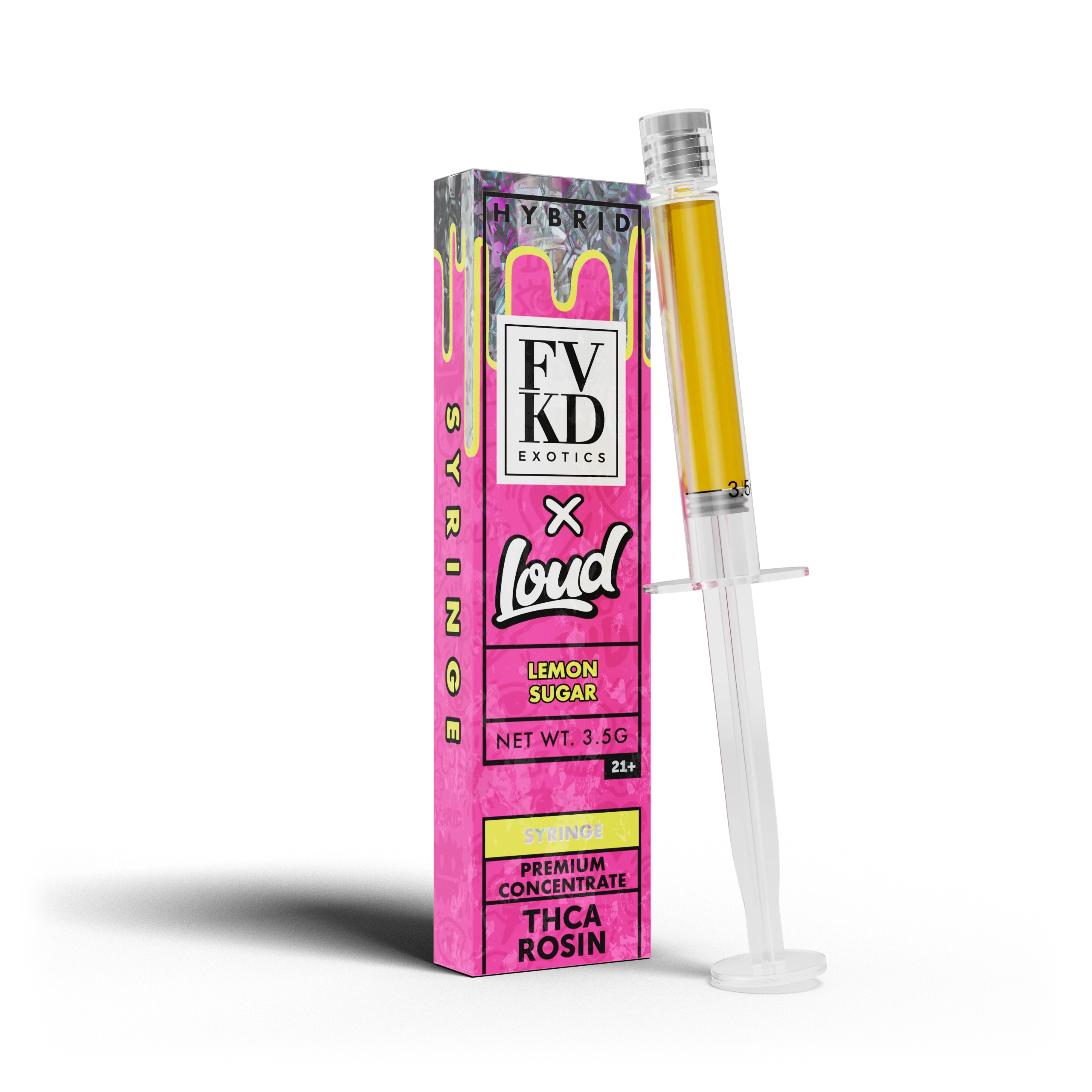 FVKD X LOUD THC-A Rosin Syringe 3.5g - Image 6
