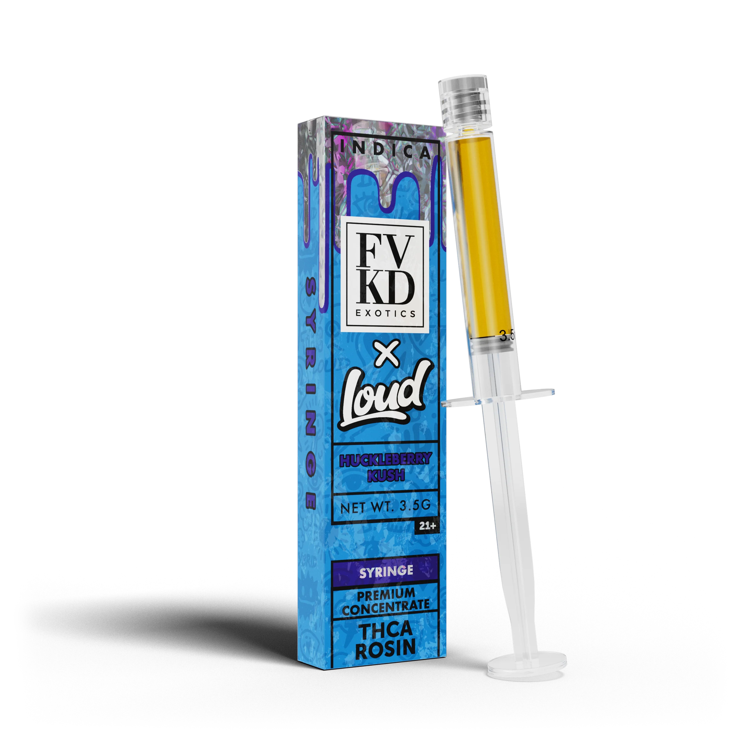FVKD X LOUD THC-A Rosin Syringe 3.5g - Image 7