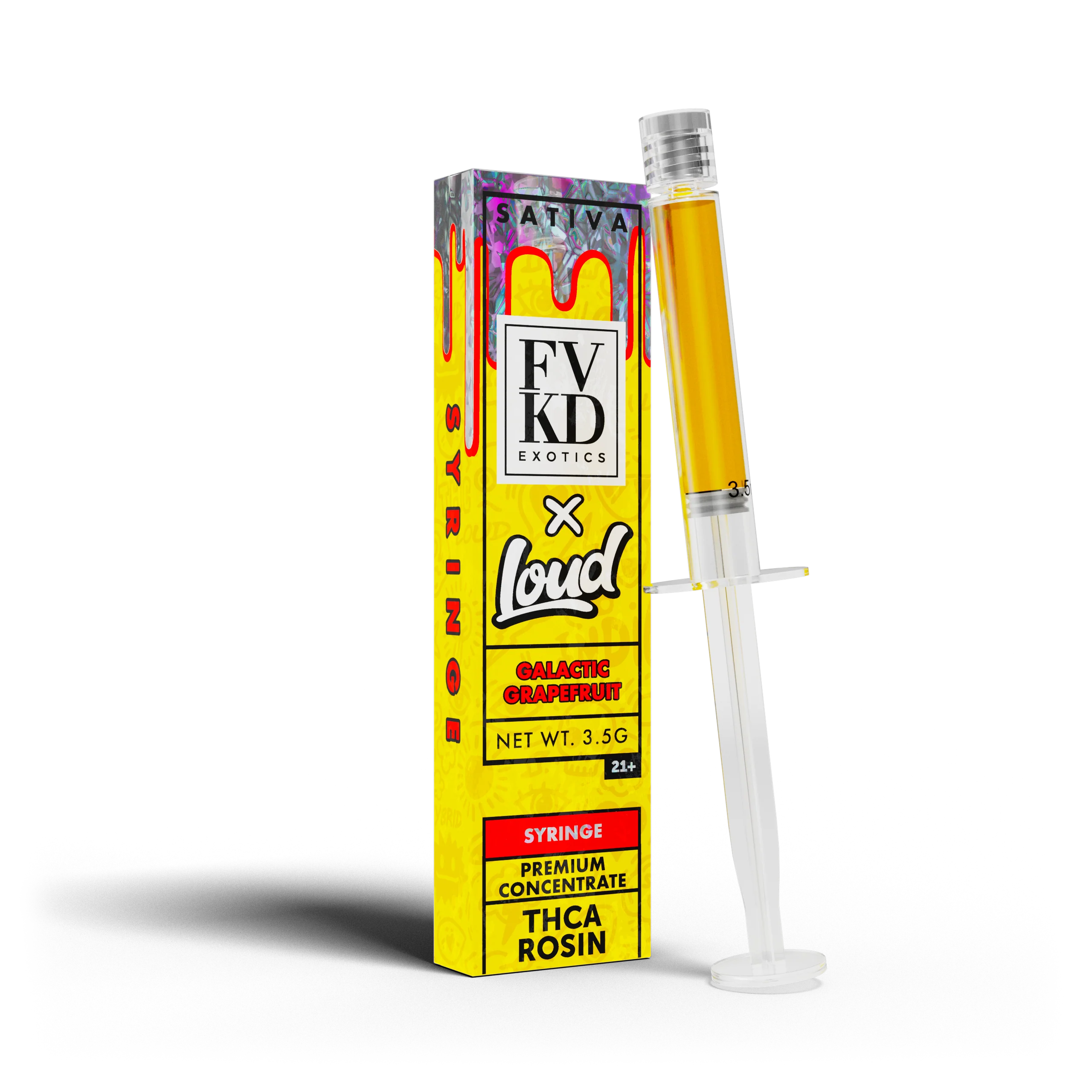 FVKD X LOUD THC-A Rosin Syringe 3.5g - Image 8