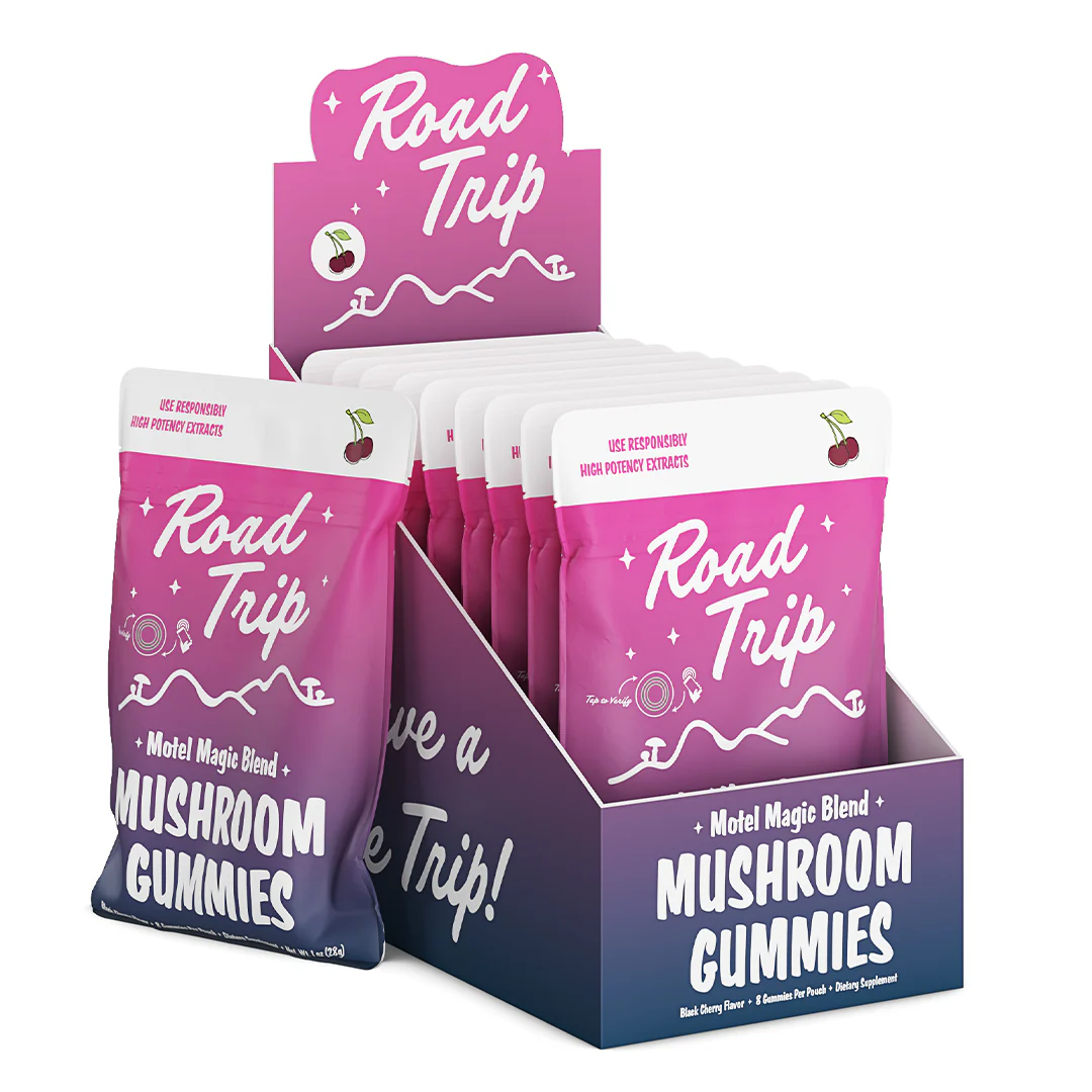 Motel Magic Mushroom Gummies - Black Cherry - Image 4