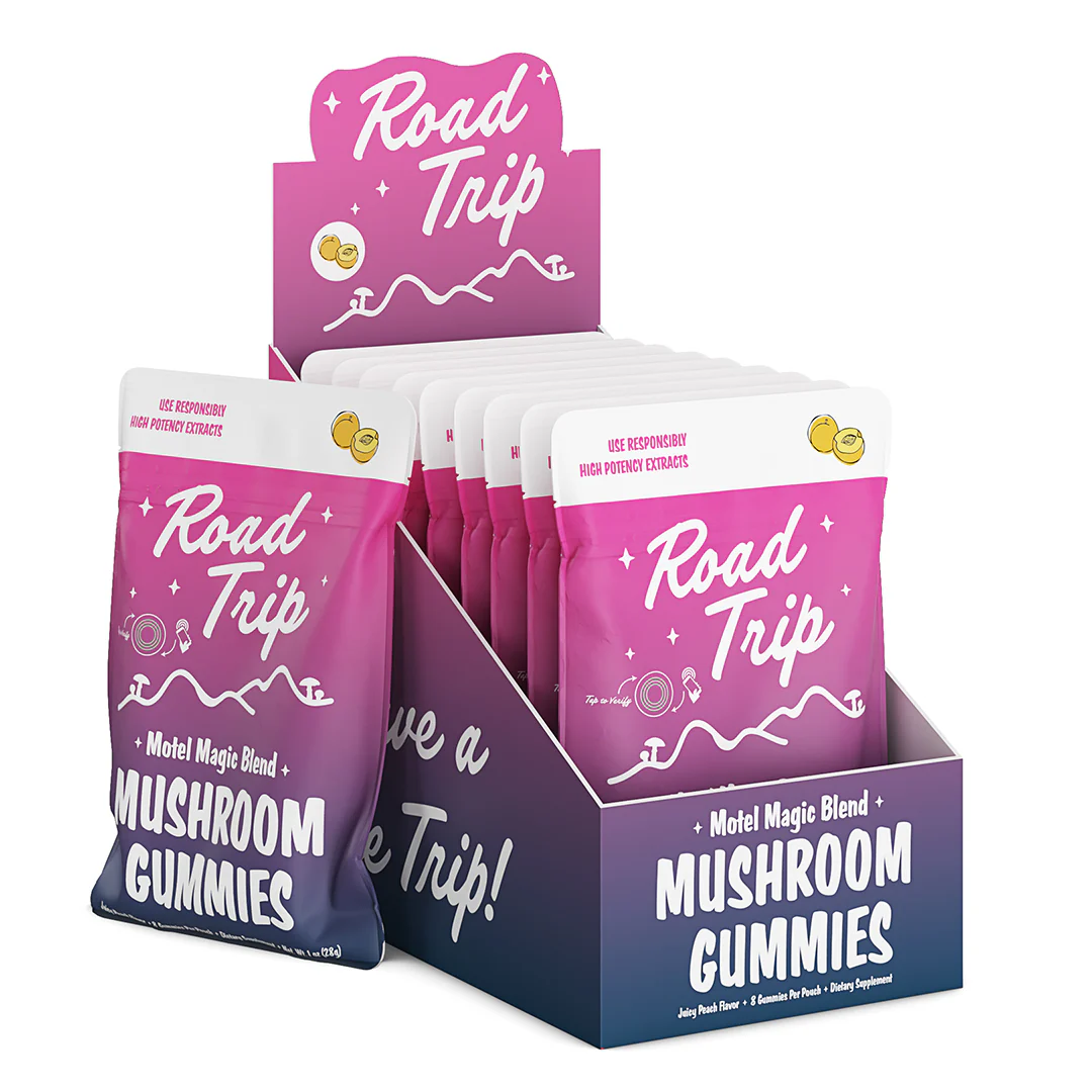 Motel Magic Mushroom Gummies - Juicy Peach - Image 4