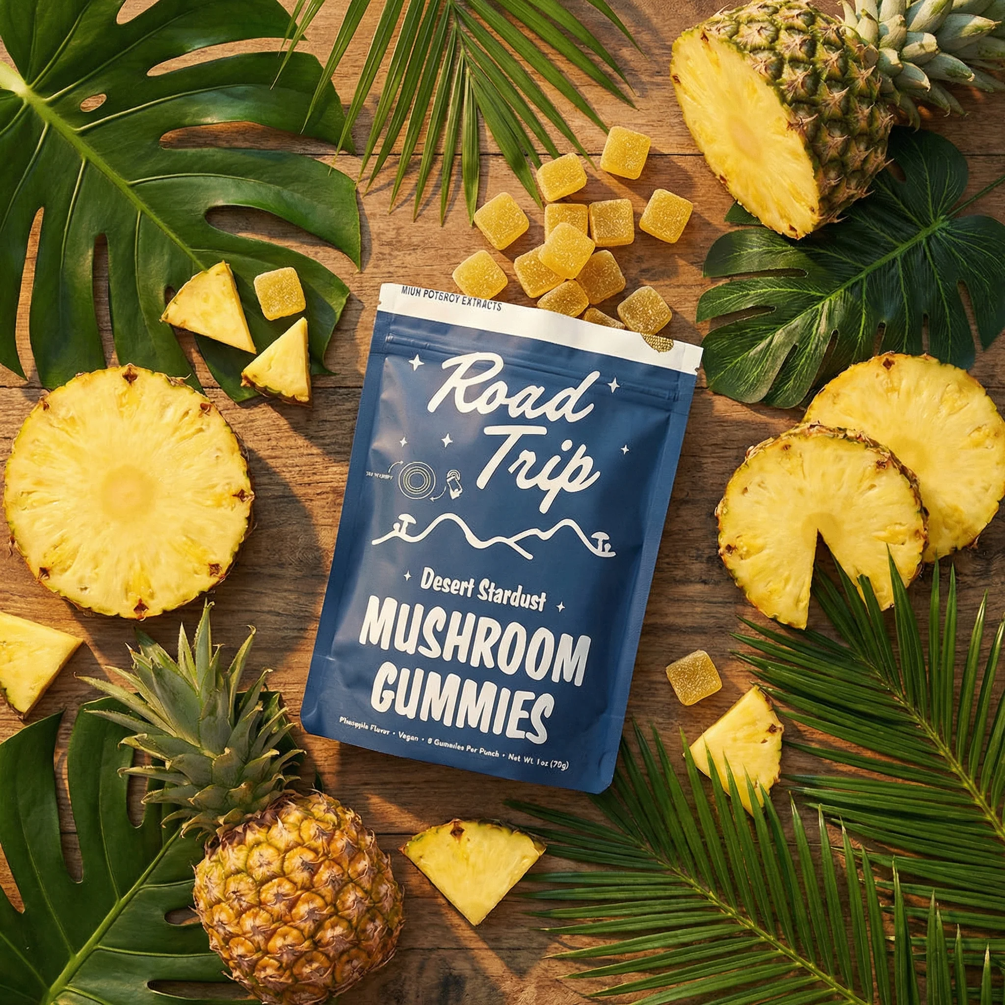 Desert Stardust Mushroom Gummies - Pineapple